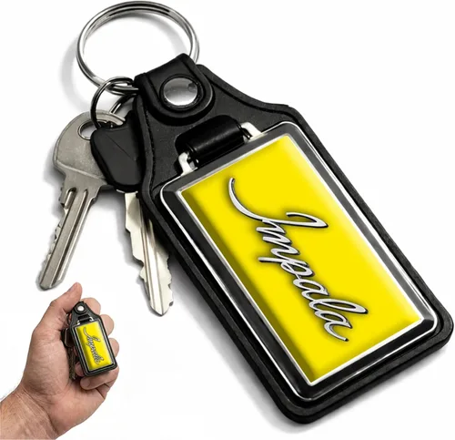 Miniatura 18 de Brotherhood Car Key Chain for Cutlass - Classic Models Keychain for Men and Women Gift Key Ring Azul alpino