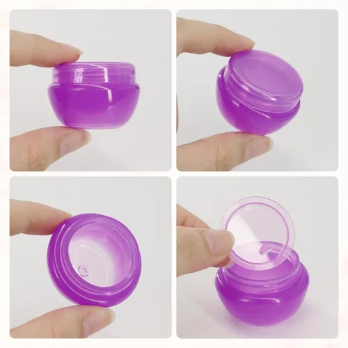Miniatura 4 de Beauticom - Frascos (0.35 oz / 0.3 fl oz) esmerilados con revestimiento interior para guardar exfoliantes, aceites, ungüentos, cremas, lociones