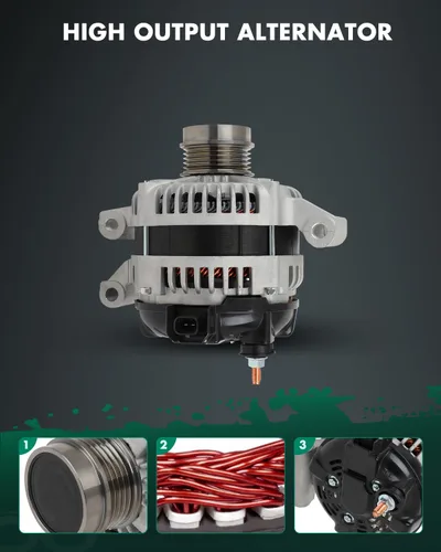 Miniatura 4 de SCITOO Alternador apto para Buick para Regal TourX 2018-2020, para Chevrolet para Camaro 2016-2020, para Chevrolet para Colorado 2015-2020, 12V
