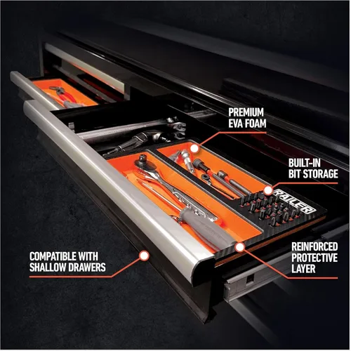 Miniatura 4 de Railer Bandeja de herramientas de espuma EVA – Accesorios premium para caja de herramientas y organizador de almacenamiento con un organizador