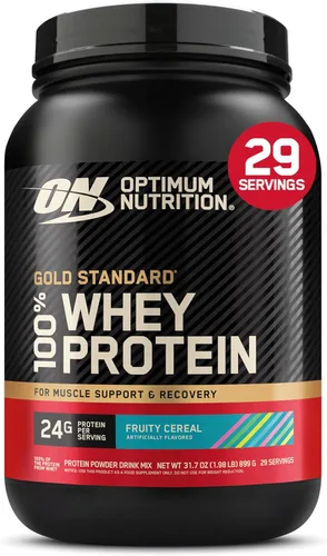Miniatura 21 de Optimum Nutrition Estándar dorado 100% Proteína de Suero de Leche en Polvo, Pie de lima, 1.8 Libra
