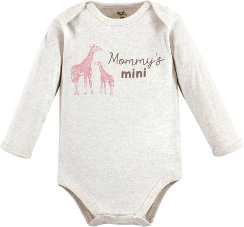 Miniatura 3 de Touched by Nature baby-girls Organic Cotton Long-sleeve Bodysuits