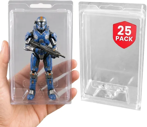 Miniatura 12 de EVORETRO Estuche de exhibición de figuras de acción para figuras de juguete en tarjeta de 3.75 pulgadas como Star Wars, Marvel Legends, Motu, GI