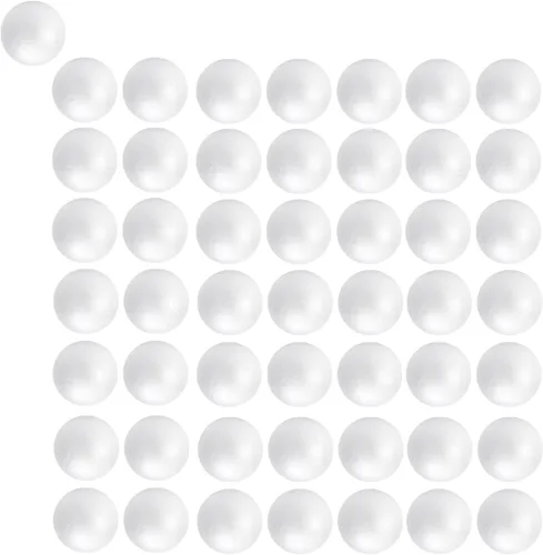 Miniatura 7 de Crafjie Paquete de 25 bolas de espuma para manualidades, 1.5 pulgadas de diámetro, bolas de espuma suaves y duraderas, para manualidades