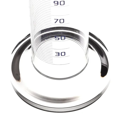 Miniatura 4 de EISCO Cilindro graduado, 16.9 fl oz - Tolerancia clase B ±5.0.0 fl oz - Base redonda - Graduaciones azules - Vidrio de borosilicato 3.3