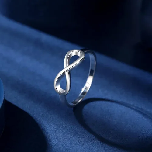 Miniatura 4 de Anillo infinito de amistad para mujeres, adolescentes, niñas, mejor amiga, 2 mejores amigas, mejores amigas, amigas, hermanas, promesa, mujer, ella