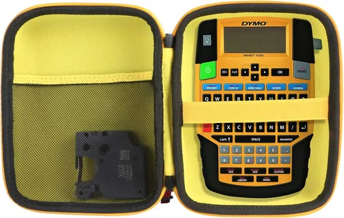 khanka Bolsa de transporte dura de repuesto para fabricante de etiquetas industrial DYMO Rhino 4200