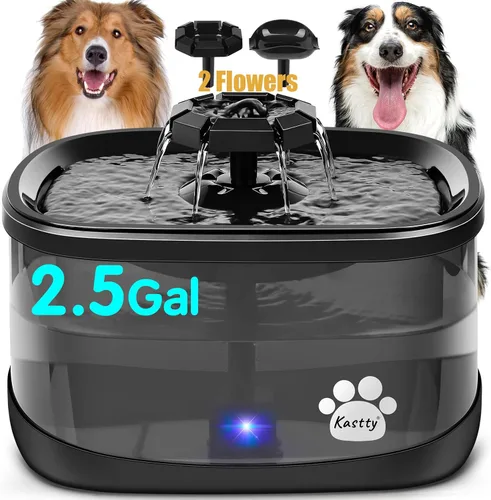 Miniatura 5 de Kastty Paquete de 6 filtros F de repuesto de carbón activado de 7.1 in más grandes para fuentes de agua para perros grandes de 9 L, grado