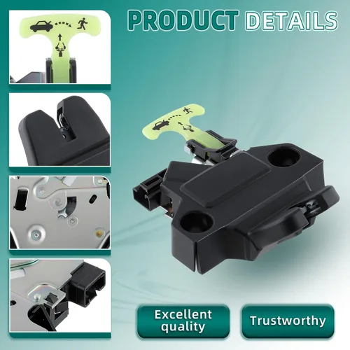 Miniatura 4 de AUTOKAY 57530-FJ020 Pestillo de bloqueo de maletero eléctrico para Subaru Impreza WRX STI 2015-2019 57530FJ020