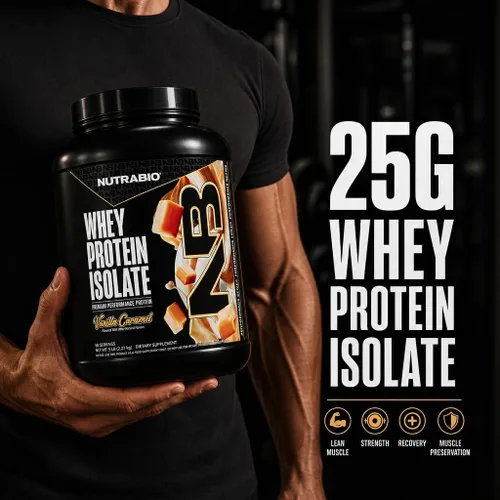 Miniatura 2 de NutraBio 100% Proteína de suero aislado en polvo, 25 g de proteína con perfil completo de aminoácidos, sin transgénicos, sin soja ni gluten, baja