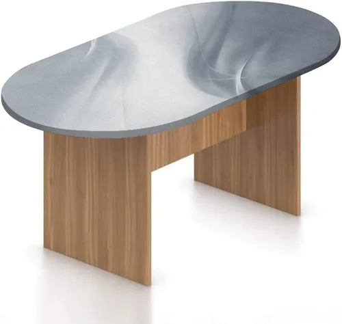 XISUNYA Mantel ovalado ajustable, mantel de poliéster con bordes elásticos grises, diseño digital abstracto suave, estampado urbano moderno, se Gris