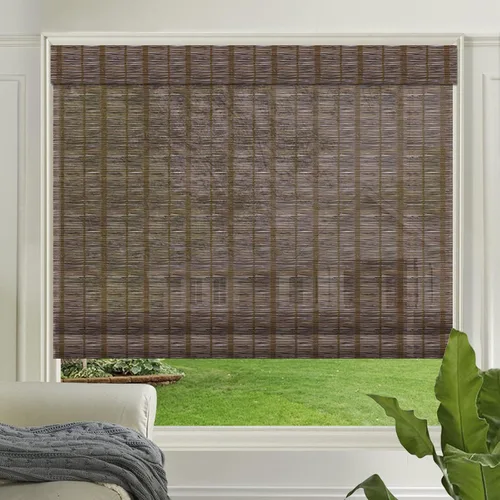 Miniatura 17 de LETAU cortinas de madera para ventanas con cenefa, filtran la luz