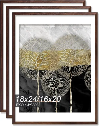 Miniatura 94 de Fxojyvo Marco de Fotos de 4x6, Muestra Foto de 3.5x5 con Paspartú o 4 x 6 Sin Paspartú, Liviano y de Alta Transparencia Marco de 4 por 6 para Pared