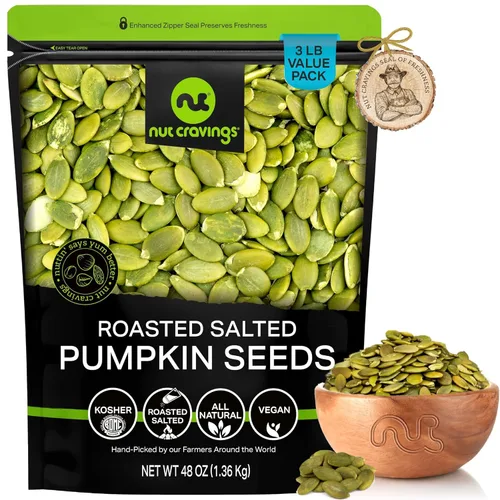 Miniatura 30 de NUT CRAVINGS - Granos de semillas de girasol crudas para comer, sin sal, sin cáscara, (16 onzas - 1 libra) empaquetadas frescas en bolsa resellable