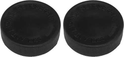 ACROPIX Tapa de tanque de desbordamiento de depósito de refrigerante para Infiniti Q45 Q50 - 2 unidades, color negro