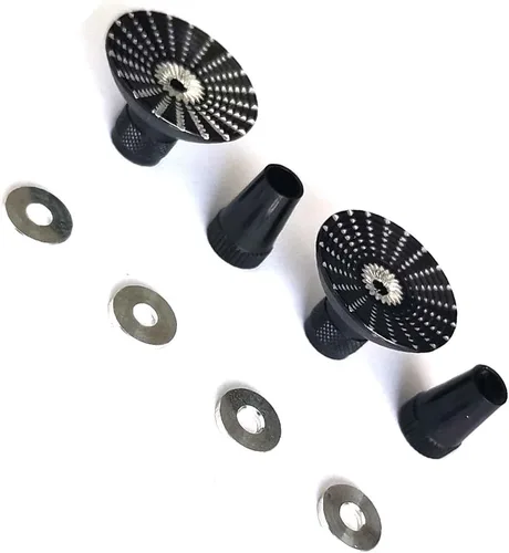 Miniatura 4 de DEVMO Negro Compatible con Fu-taba/Spek-Trum DX5i DX6 DX6i DX7S DX8 DX9 / Tar-anis X9D Transmisor de paraguas Gimbal Sticks Extremos RC Products