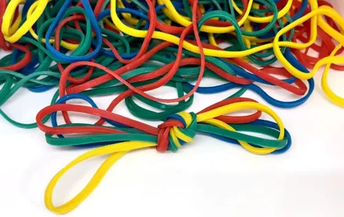 Miniatura 9 de Bandas de goma, tamaño 64 (3 1/2 pulgadas x 1/4 pulgadas), bandas de goma sin látex de colores, banda de goma elástica, suministros de oficina