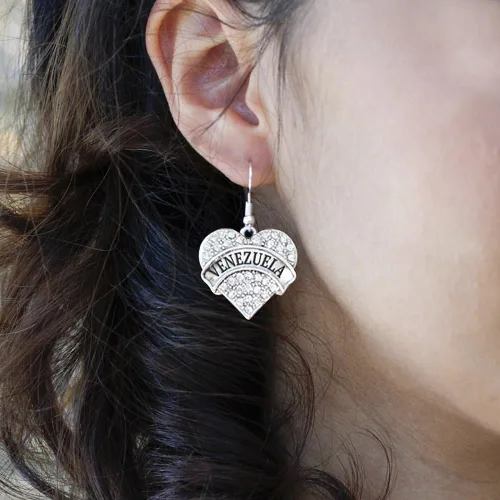 Miniatura 3 de Inspired Silver - Pendientes de plata con diseño de corazón con circonita cúbica