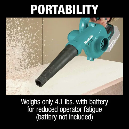 Miniatura 9 de Makita XBU05Z 18V LXT® Soplador inalámbrico de iones de litio, solo herramienta Verde azulado