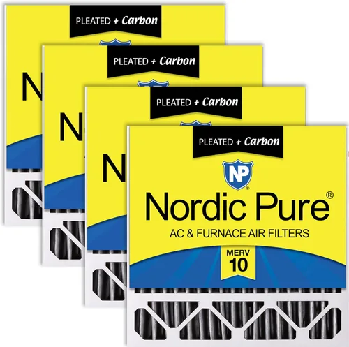 Miniatura 19 de Nordic Pure 20 x 20 x 5 (19_5/8 x 19_7/8 x 4_3/8) Honeywell/Lennox MERV 12 filtros de aire de repuesto, 2