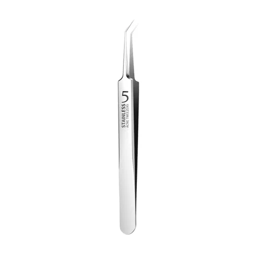 Miniatura 8 de Pinzas para eliminar espinillas de acné, con caja, de acero inoxidable, extractor de puntos negros, para salón de belleza y hogar plateado