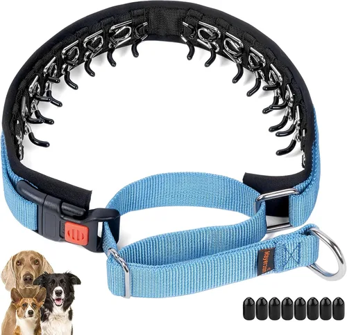 Miniatura 9 de Mayerzon Collar de Perro sin Tirones, Collar de Martingala Patentado para Perros Pequeños, Medianos y Grandes con Hebilla y Nylon Resistente