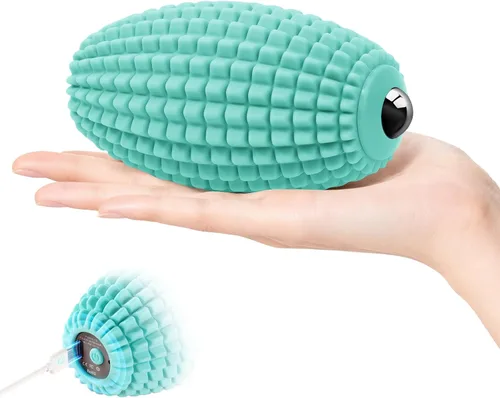 Miniatura 12 de Pelota de masaje vibratoria para recuperación muscular, bola de masaje miofascial de silicona, alivio de fascitis plantar, liberación de cadera