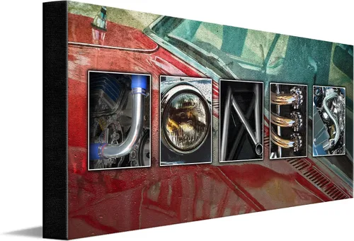 Miniatura 32 de Personal-Prints Decoración personalizada de automóviles o regalo para el mecánico, entusiasta de los automóviles clásicos o los automóviles. Regalo