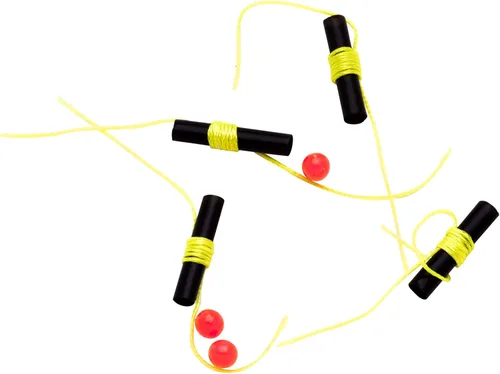 Miniatura 2 de ThillThill Premium Topes de Bobina para Flotadores de Pesca Amarillo fluorescente
