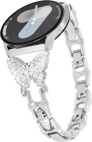 Miniatura 15 de Galaxy Watch 7, 6, 5, 4, correa de 0.78 pulgadas (0.787 in), mariposa para Samsung Galaxy Watch 4, 5, 6, 7, FE de 1.575 pulgadas, 1.732 pulgadas