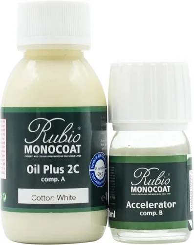 Miniatura 65 de Rubio Monocoat Tinte y acabado para madera de 650 pies cuadrados - Niebla Oil Plus 2C Aceite de linaza de secado rápido, ecológico