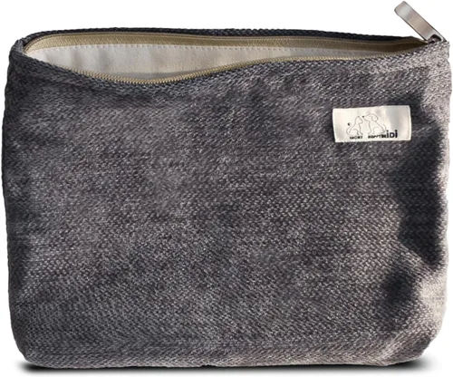 Miniatura 20 de HAPPYHEIDI Bolsa de maquillaje estética para mujer con compartimento para accesorios con cremallera para cosméticos, viajes, organizador de bolsos
