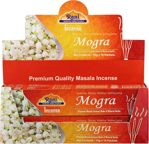 Miniatura 11 de Rani Brand Authentic Indian Products Epic Nagchampa Incienso (0.53 oz x 10 paquetes, total 100 varillas) para Puja, meditación y fragancia casera