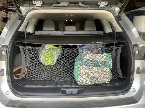 Red de carga organizadora de maletero para Toyota Grand Highlander 2024-2026 – Red de carga estilo sobre para SUV – Organizador de maletero de coche