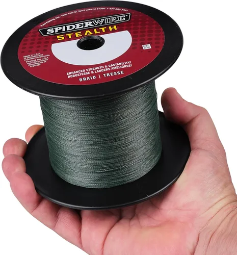 Miniatura 4 de Spiderwire Stealth Braid 3000 Yardas Verde musgo