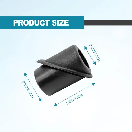 Miniatura 2 de Base de adaptador de goma para antena - Base de mástil de antena de radio - Compatible con Hyundai Elantra 2000-2006 - 96216-2D000..