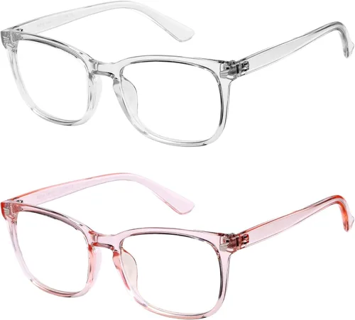 Miniatura 2 de Hycredi Gafas de Bloqueo de Luz Azul para Niños, Anti Fatiga Visual y Protección UV, Lentes para Computadora, Videojuegos, TV y Teléfono para Niños