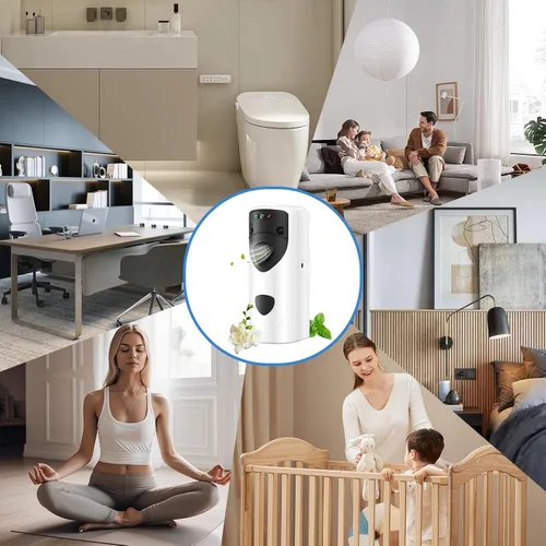 Miniatura 8 de Dispensador automático de ambientador en aerosol con dispensador de fragancia programable remoto apto para recargas de spray Dispensador