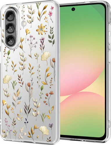 Miniatura 9 de Unov Funda diseñada para Galaxy A32 5G, funda transparente con [patrón antideslizante en relieve], protección delgada a prueba de golpes