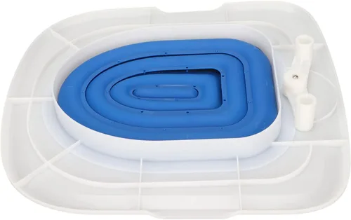 Miniatura 7 de Kit de entrenamiento de inodoro para gatos, tapete reutilizable para arena para cachorros y gatos, asiento de orinal para gatito, fuerte capacidad