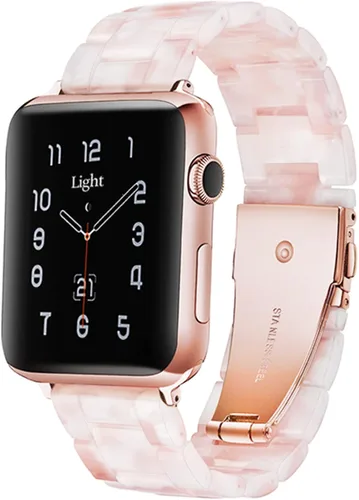 Miniatura 27 de Bandas para Apple Watch Light House - Correas de resina ligera de moda para iWatch para mujeres y hombres 38mm/40mm/41mm/42mm (Series 11 10)