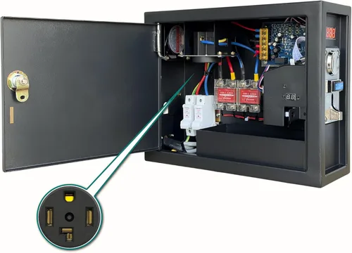 Miniatura 11 de Sintron ST-002 110V Caja de alimentación de control de temporizador de monedas para máquina expendedora de dispositivos electrónicos, máquinas