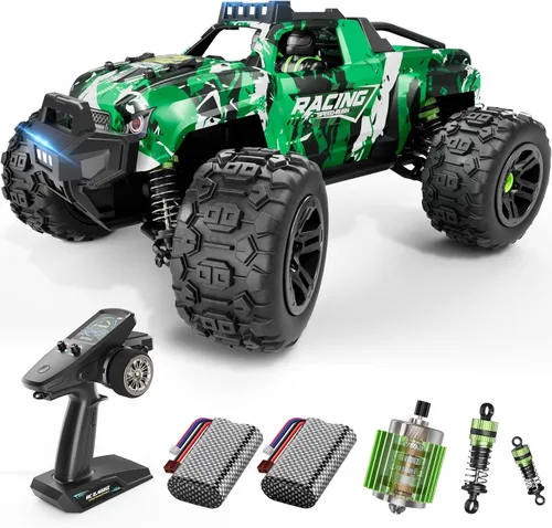 36KMH 1:18 Coche de Control Remoto RC Coches Camión para Adultos Niños de 8 a 12 años, Vehículo Eléctrico Todo Terreno 4X4 de Alta Velocidad,