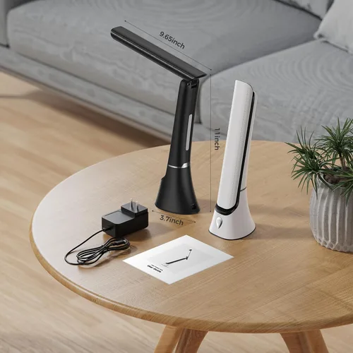 Miniatura 7 de Lámpara de terapia de luz, luz LED de 10000 LUX sin rayos UV, luz de sol de espectro completo, luz de estado de ánimo, lámpara de escritorio