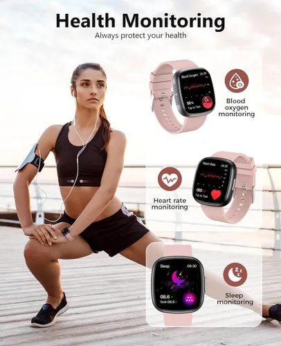 Miniatura 2 de Smart Watch for Women, 1.72" Super Retina HD Display, 24/7 Heart Rate HRV SpO2 Monitor, Sleep/Stress, 135 Sport Modes Fitness Activity Tracker, IP68