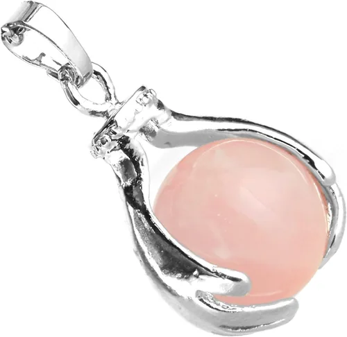 Miniatura 17 de BEADNOVA collar con gema de curación con cadena de acero inoxidable de 18 pulgadas, con embalaje de caja de regalo