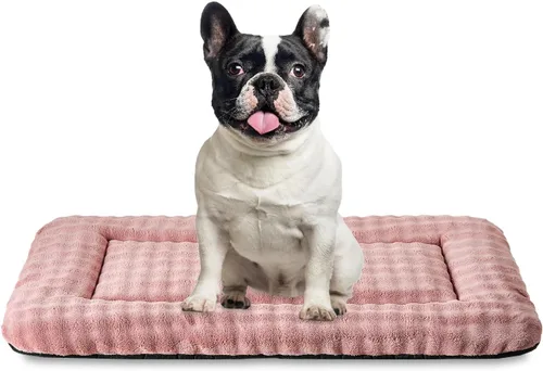 Miniatura 15 de Tapete de cama para mascotas, para gatos y perros pequeños, lavable y suave para mascotas, tapete para dormir con patrón de burbujas 3D, morado