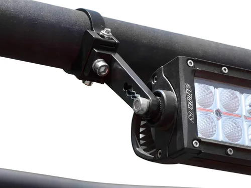 SuperATV Abrazadera de tubo de aluminio resistente de 2 pulgadas - Juego de 2 - Uso para fijar luces, espejos, altavoces y mucho más