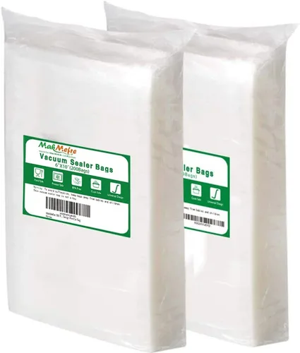 Miniatura 8 de MakMeFre Bolsas selladoras al vacío para congelador de 8 x 12 pulgadas de tamaño de 100 cuartos de galón para alimentos, sin BPA, grado comercial