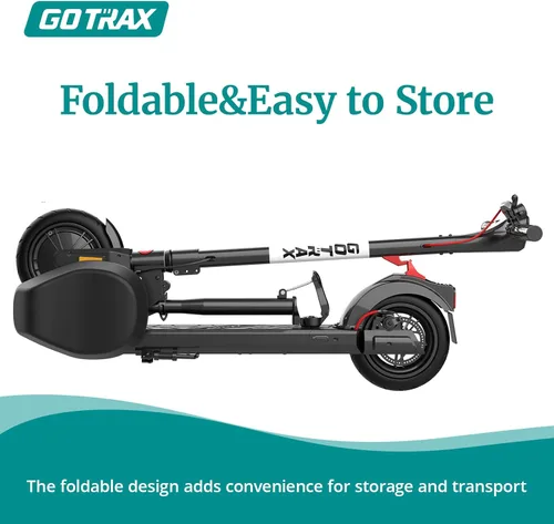 Miniatura 4 de Gotrax Asiento plegable para scooter, solo para APEX MAX, Fusion E-Scooter, ajustable, cómodo con absorción de golpes, soporta hasta 264 libras